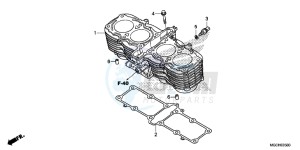 CB1100NAH UK - (E) drawing CYLINDER