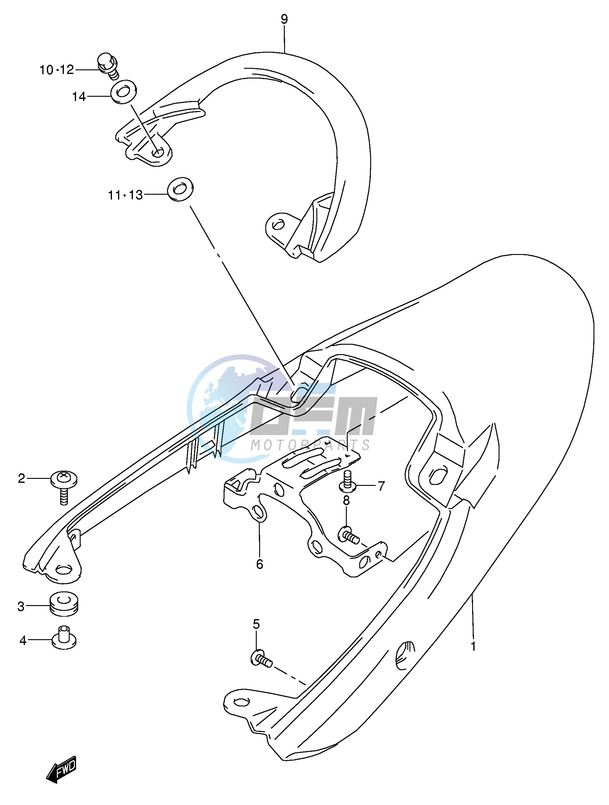 SEAT TAIL COVER (MODEL W X)