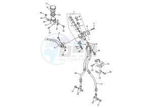 YZF R1 1000 drawing FRONT MASTER CYLINDER