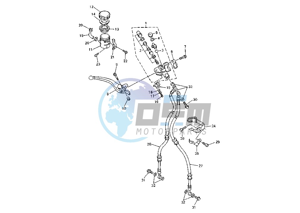 FRONT MASTER CYLINDER