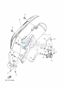 XC115F  (BL78) drawing EXHAUST