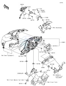 Z1000 ZR1000JHF XX (EU ME A(FRICA) drawing Headlight(s)