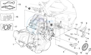 SXV 450-550 2009-2011 drawing Engine