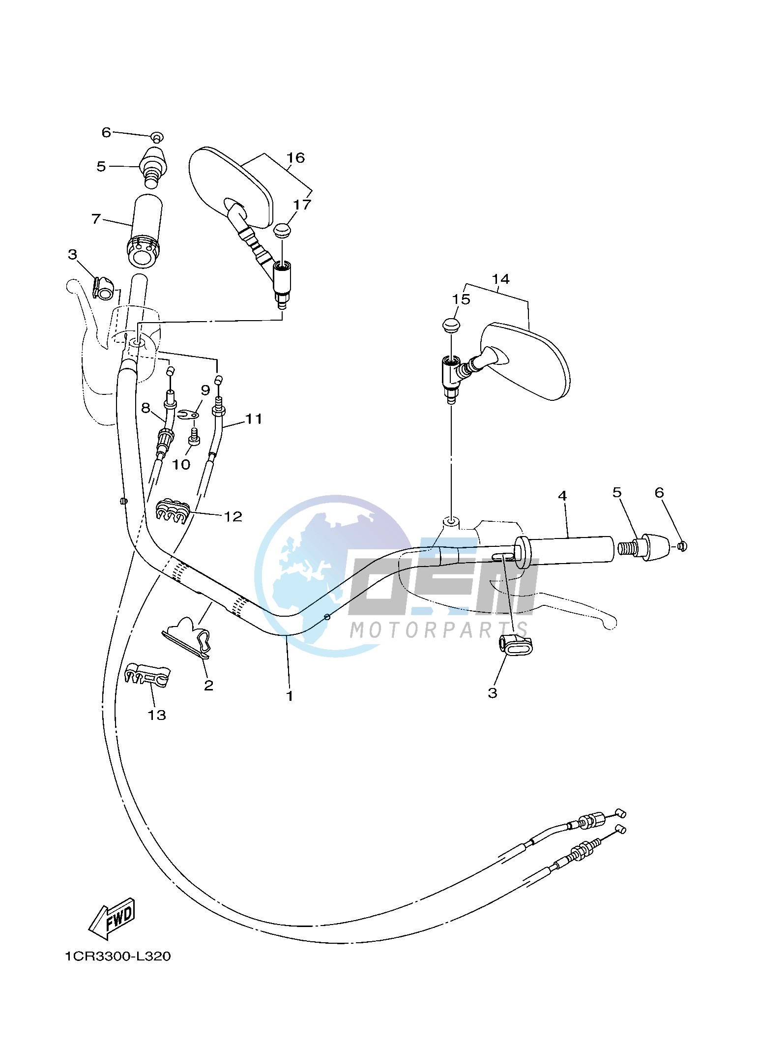 STEERING HANDLE & CABLE