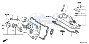 VFR800XC drawing CYLINDER HEAD COVER