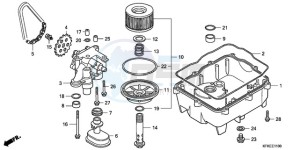 VTR2509 F / CMF LL drawing OIL FILTER/OIL PAN/OIL PU MP