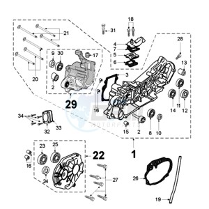 FIGHT LZ SP2 drawing CRANKCASE