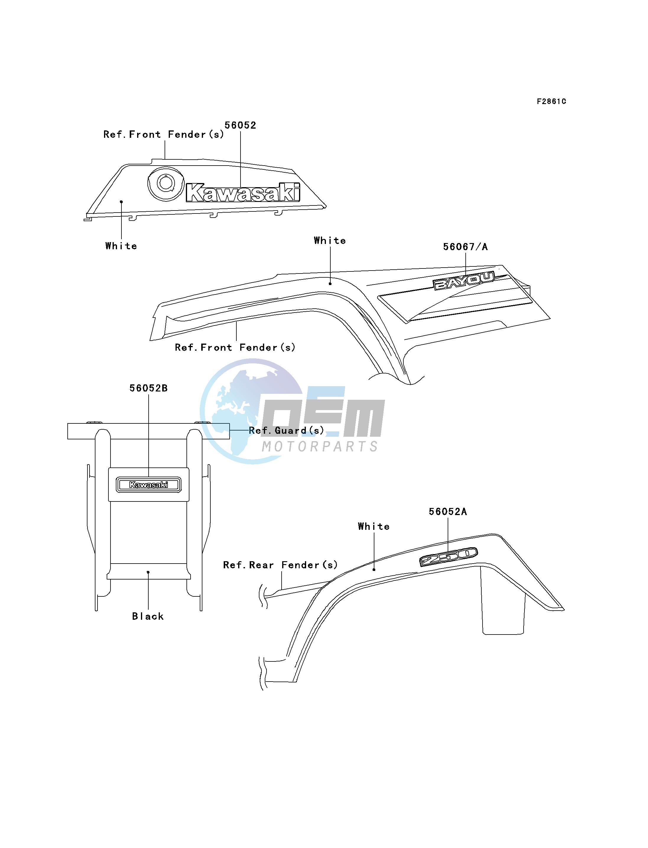 DECALS-- WHITE- --- A7F- -