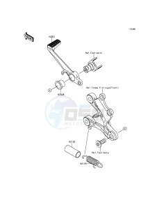 NINJA ZX-6R ZX600RGF FR GB XX (EU ME A(FRICA) drawing Brake Pedal