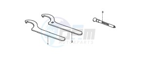 XR250R drawing SPANNER