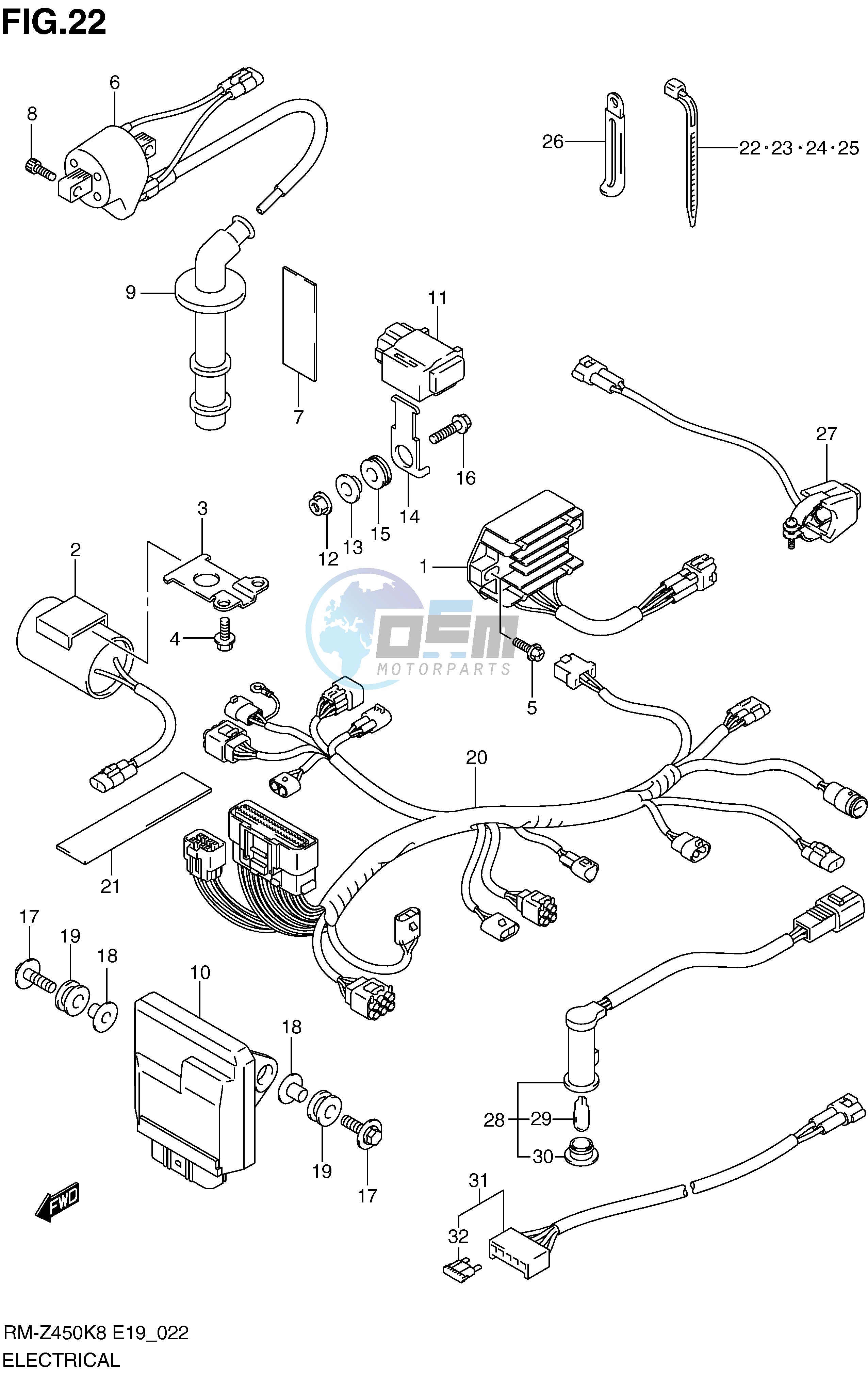 ELECTRICAL (RM-Z450K8 K9)