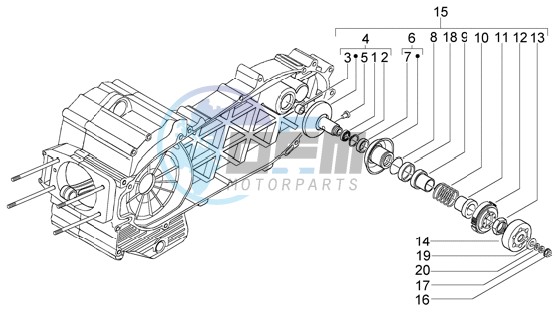 Driven pulley