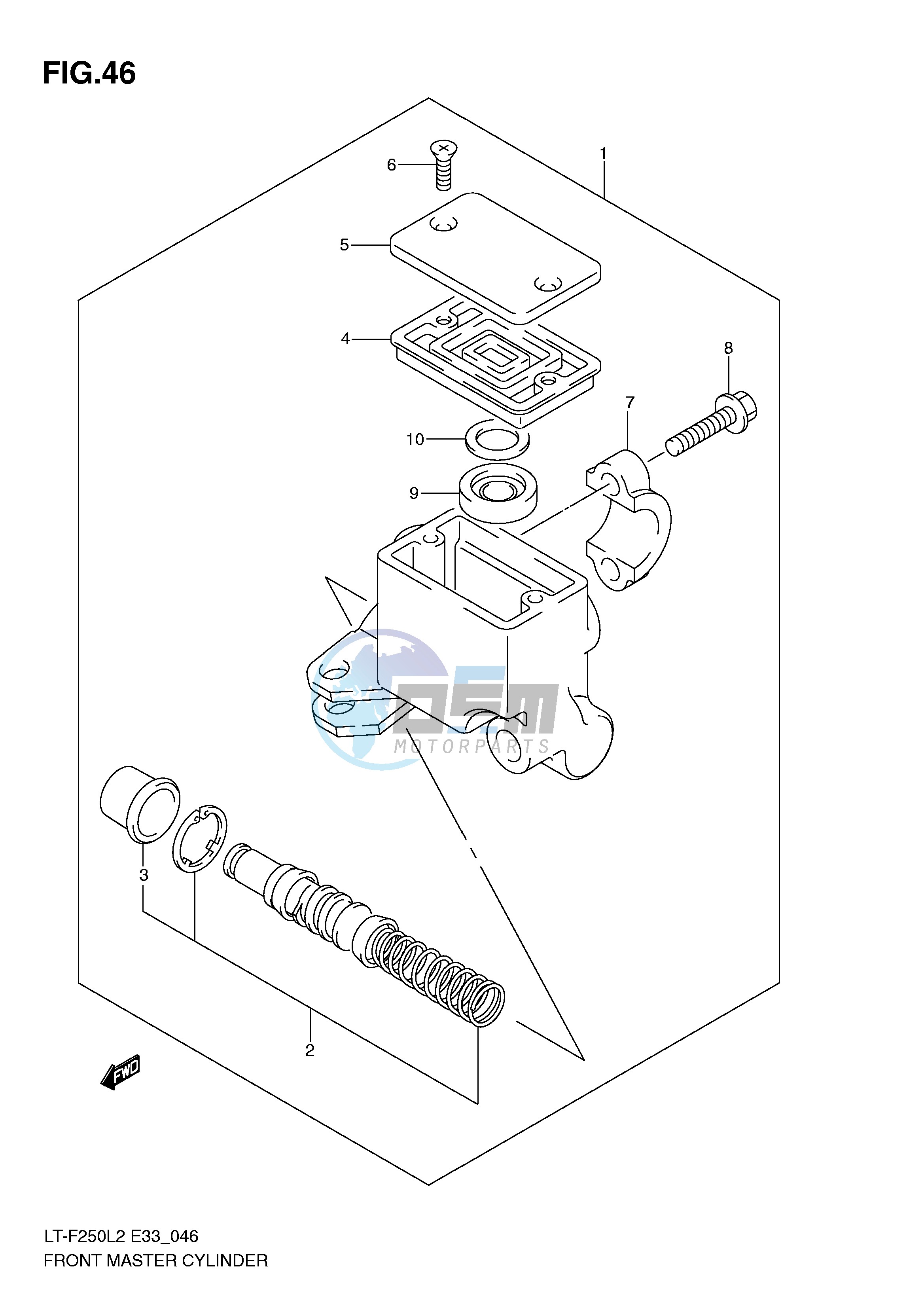 FRONT MASTER CYLINDER