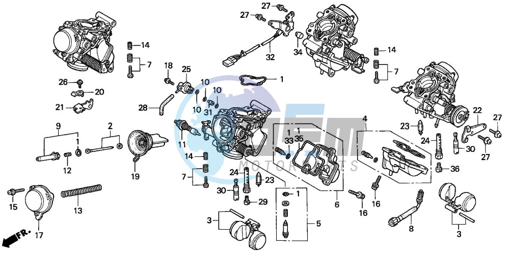 CARBURETOR (COMPONENT PARTS)