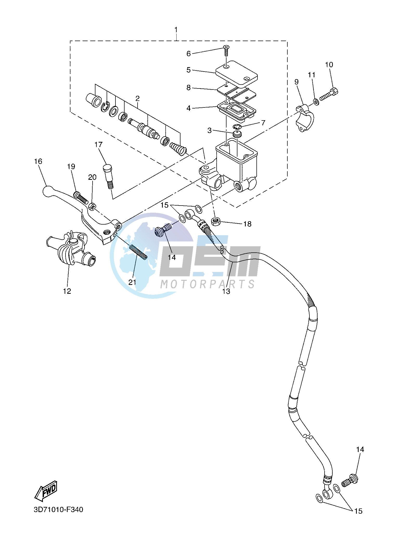 FRONT MASTER CYLINDER