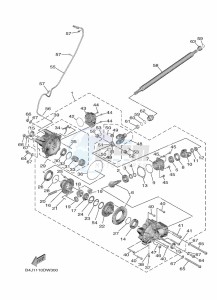 YXF1000EWS YX10FRPSN (B4JC) drawing FRONT DIFFERENTIAL