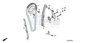 CRF230F9 Europe Direct - (ED / CMF) drawing CAM CHAIN/TENSIONER