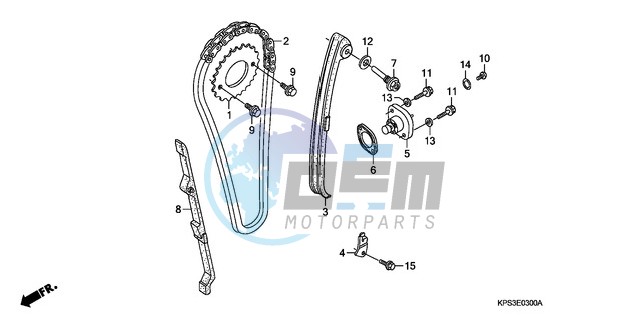 CAM CHAIN/TENSIONER