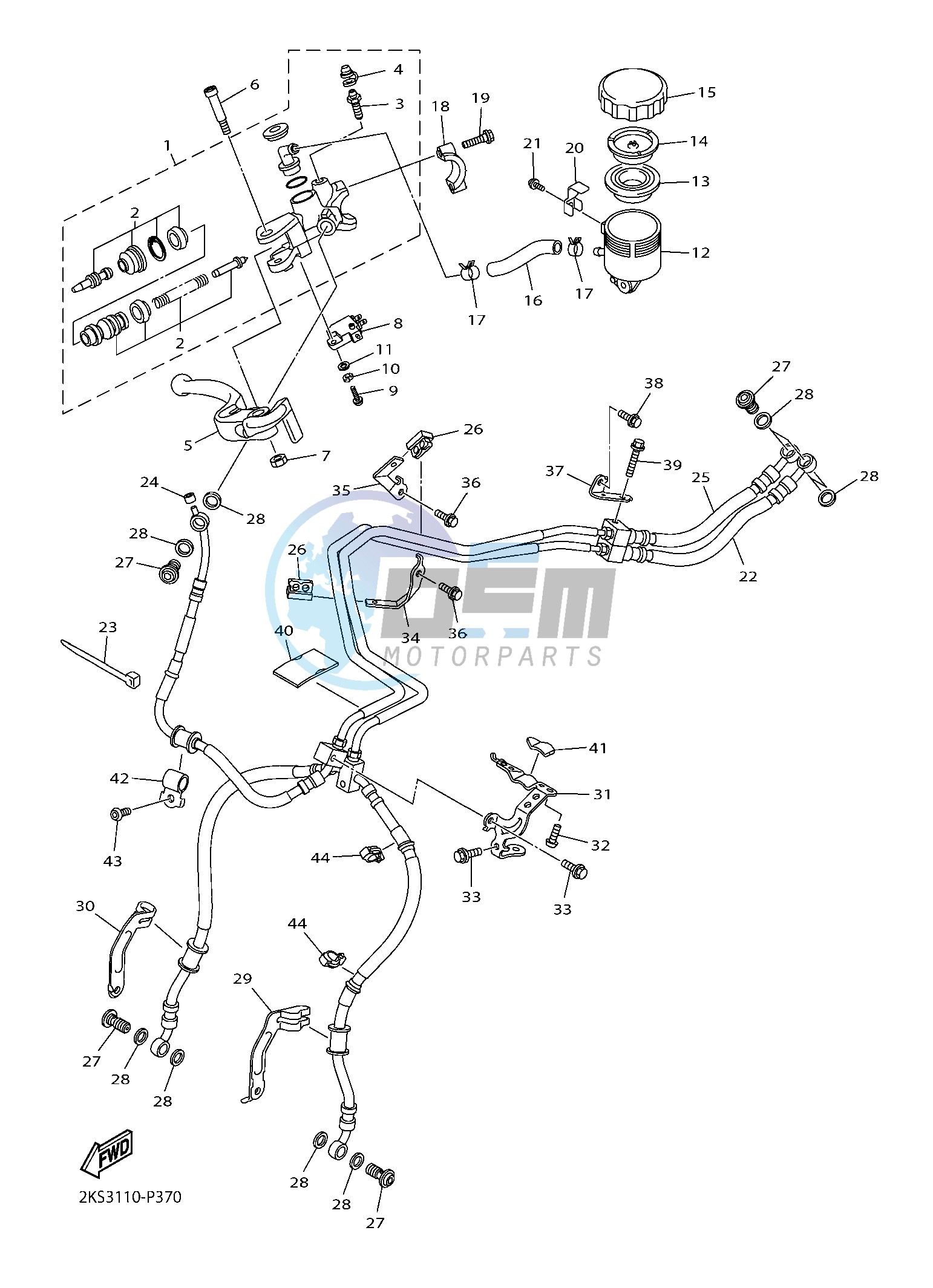 FRONT MASTER CYLINDER