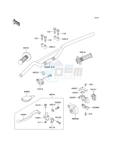 KX 65 A [KX65] (A1-A5) [KX65] drawing HANDLEBAR