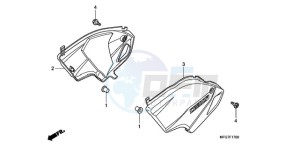 CB600F39 Australia - (U / ST) drawing SIDE COVER