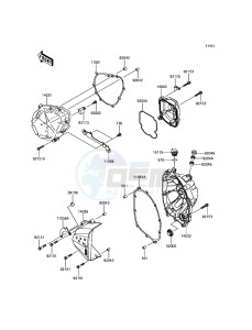 Z800 ZR800EGF UF (UK FA) XX (EU ME A(FRICA) drawing Engine Cover(s)