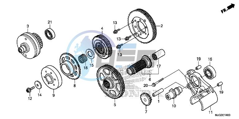 PRIMARY DRIVE GEAR