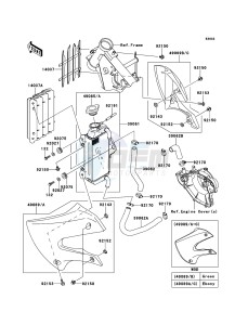 KX65 KX65AEF EU drawing Radiator