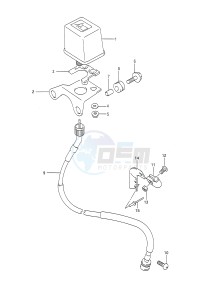 RMX250 (E28) drawing TRIP METER (MODEL M N P R)