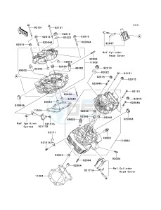 VN 1600 A [VULCAN 1600 CLASSIC] (A6F-A8FA) A8F drawing CYLINDER HEAD