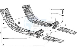 Hexagon 180 LXT drawing Rubber mats