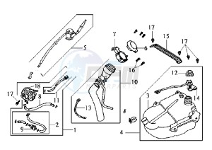 DD EU2 - 50 cc drawing FUEL TANK