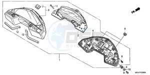 CBR600FB drawing METER