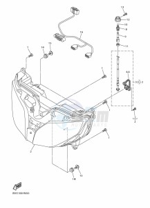 FJR1300-AE (B96S) drawing HEADLIGHT