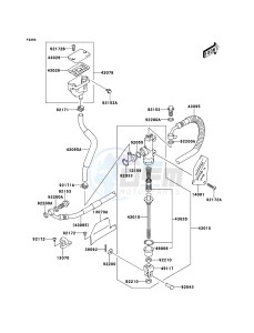 KLV1000 LV1000-A2H GB XX (EU ME A(FRICA) drawing Rear Master Cylinder