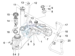 GTS 300 ie Touring drawing Fuel Tank