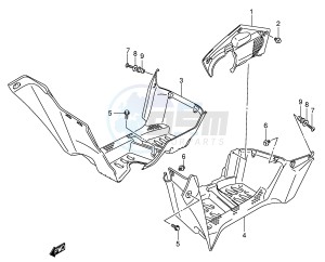 LT-A700X (E17) drawing MUDGUARD