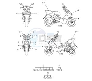 YQ AEROX 50 drawing GRAPHIC 1BX1