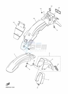 YBR125EGS YBR125G (43BM) drawing FENDER