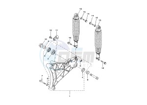 XC VERSITY 300 drawing REAR SHOCK ABSORBER