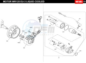 MARATHON-125-PRO-BLUE drawing IGNITION SYSTEM-START UP