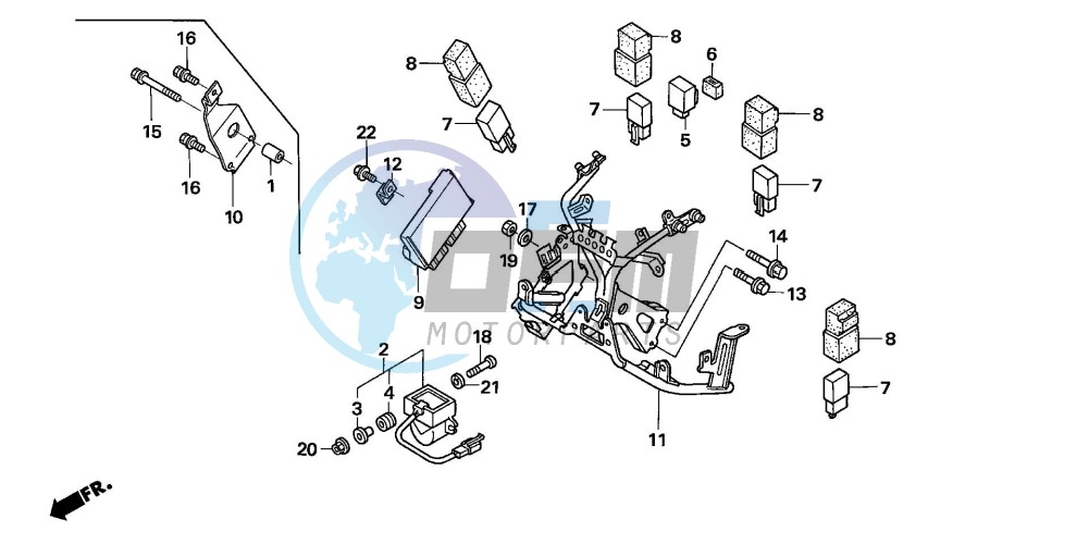 COWL STAY (VFR800)