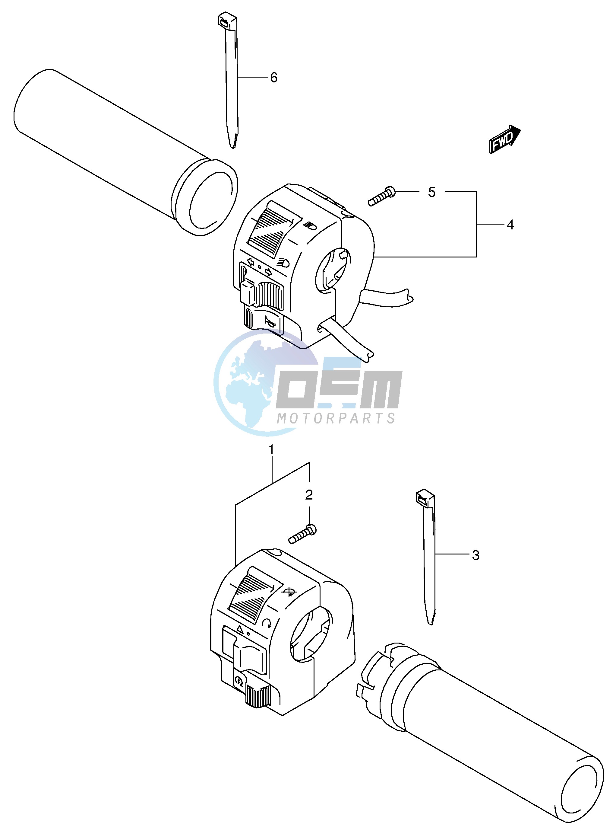 HANDLE SWITCH (MODEL K4)