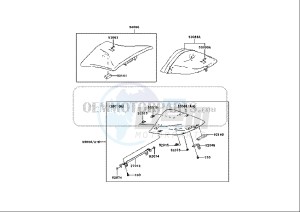 ZX-6R NINJA - 636 cc (EU) drawing SEAT