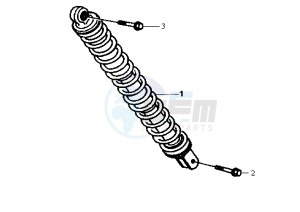 JET - 50 cc drawing REAR SUSPENSION