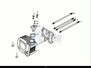 ORBIT III 125 (XE12W2-EU) (E5) (M1) drawing CYLINDER