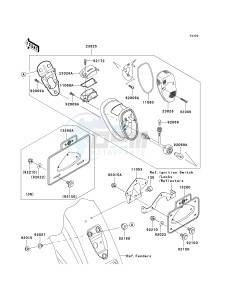 VN 1600 A [VULCAN 1600 CLASSIC] (A6F-A8FA) A7FA drawing TAILLIGHT-- S- -