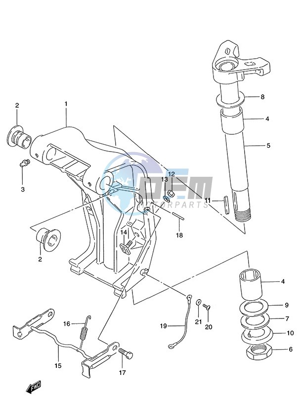 Swivel Bracket (1986 to 1995)