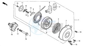 TRX350FE RANCHER 4X4 ES drawing RECOIL STARTER