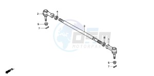 TRX300EX FOURTRAX 300 EX drawing TIE ROD